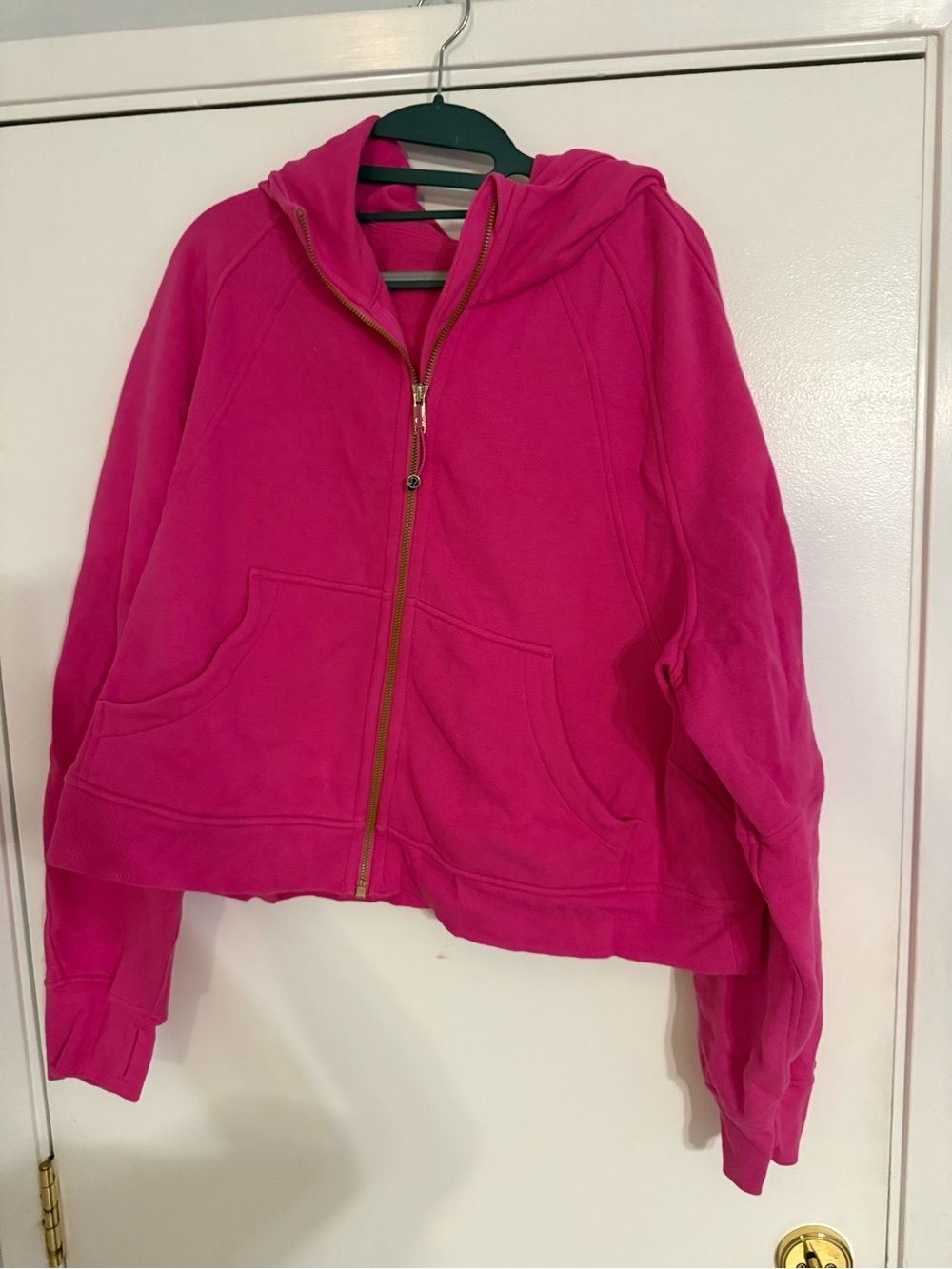 lululemon athletica Hot Pink Zip-Up Hoodie Jacket